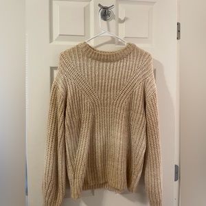 Women’s Beige Knit Sweater